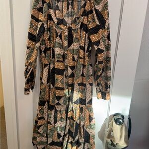 Sézane Multicolor Patterned Women's Dress